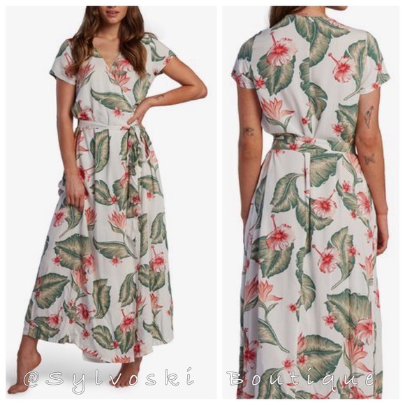 🔥ROXY Summer On Top Short Sleeve Dress NWT - Picture 2 of 5